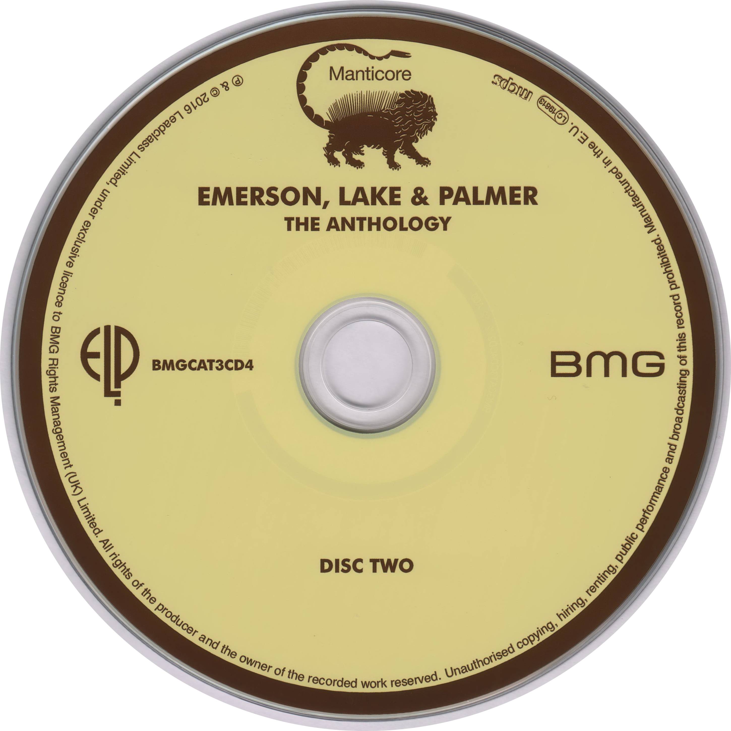 Emerson, Lake and Palmer The Anthology [cd2 aus]
